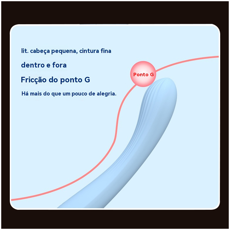 Vibrador G-spot com Aquecimento 
