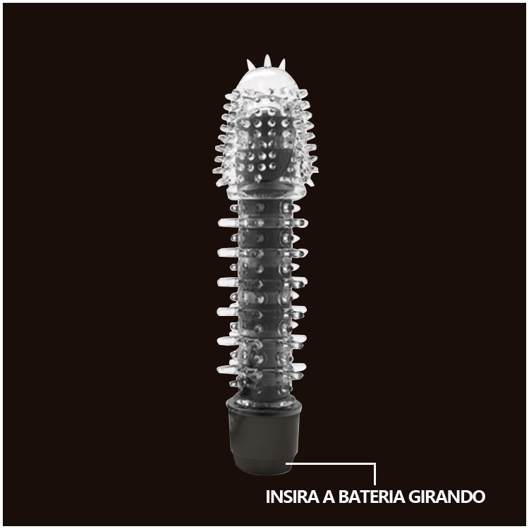 Vibrador Multi-texturizado com 20 Modos – Design Realístico de Glans, À Pilha, à Prova d'Água