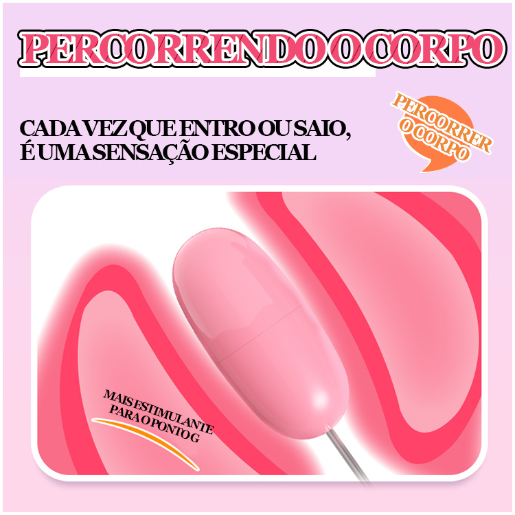 Vibrador Bala com Controle Remoto