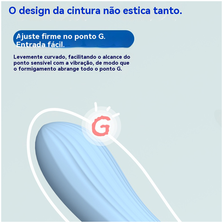 Vibrador G-spot com Aquecimento 