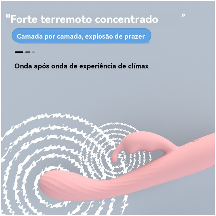 Vibrador Flexível para Estímulo de Ponto G e Clitóris – 10 Modos de Vibração com Design Slim e Silicone Macio