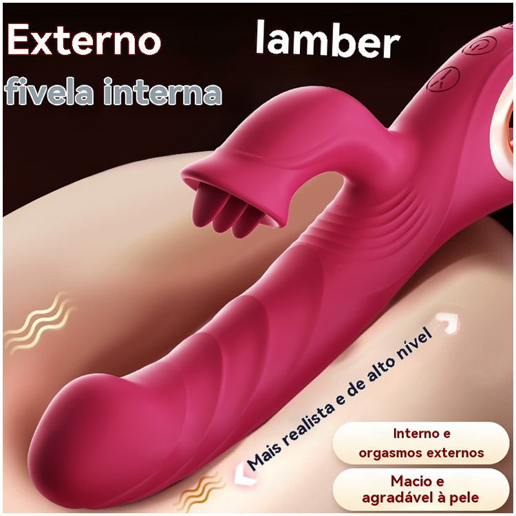 Vibrador Lick & Twist 3 em 1