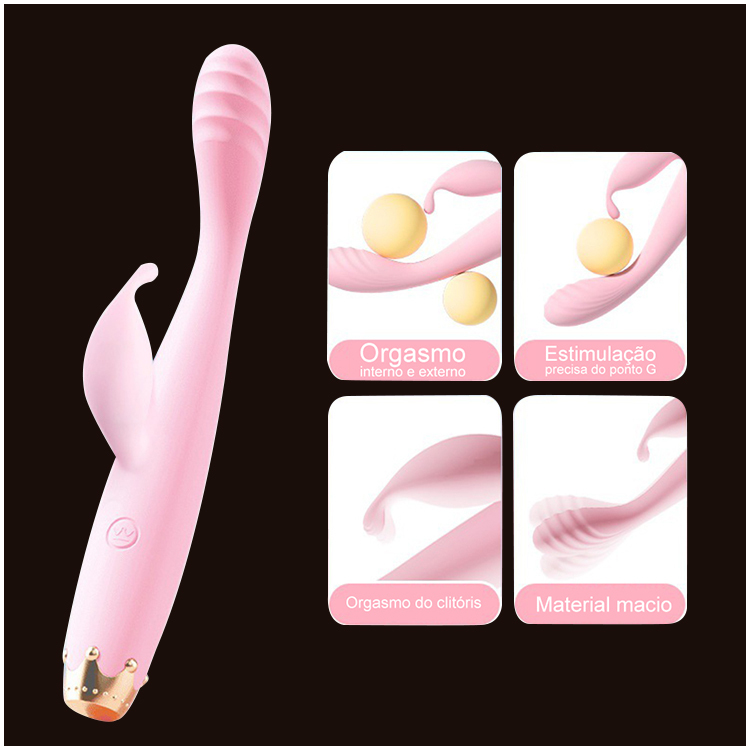 Vibrador Duplo com Aquecimento