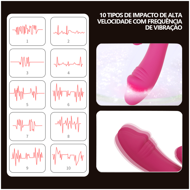 Vibrador Estimulador de Ponto G e Clitóris