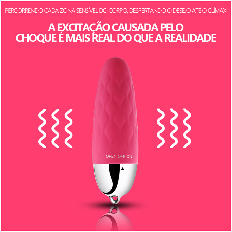 Mini Vibrador Portátil com Design Discreto 