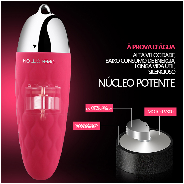 Mini Vibrador Portátil com Design Discreto 