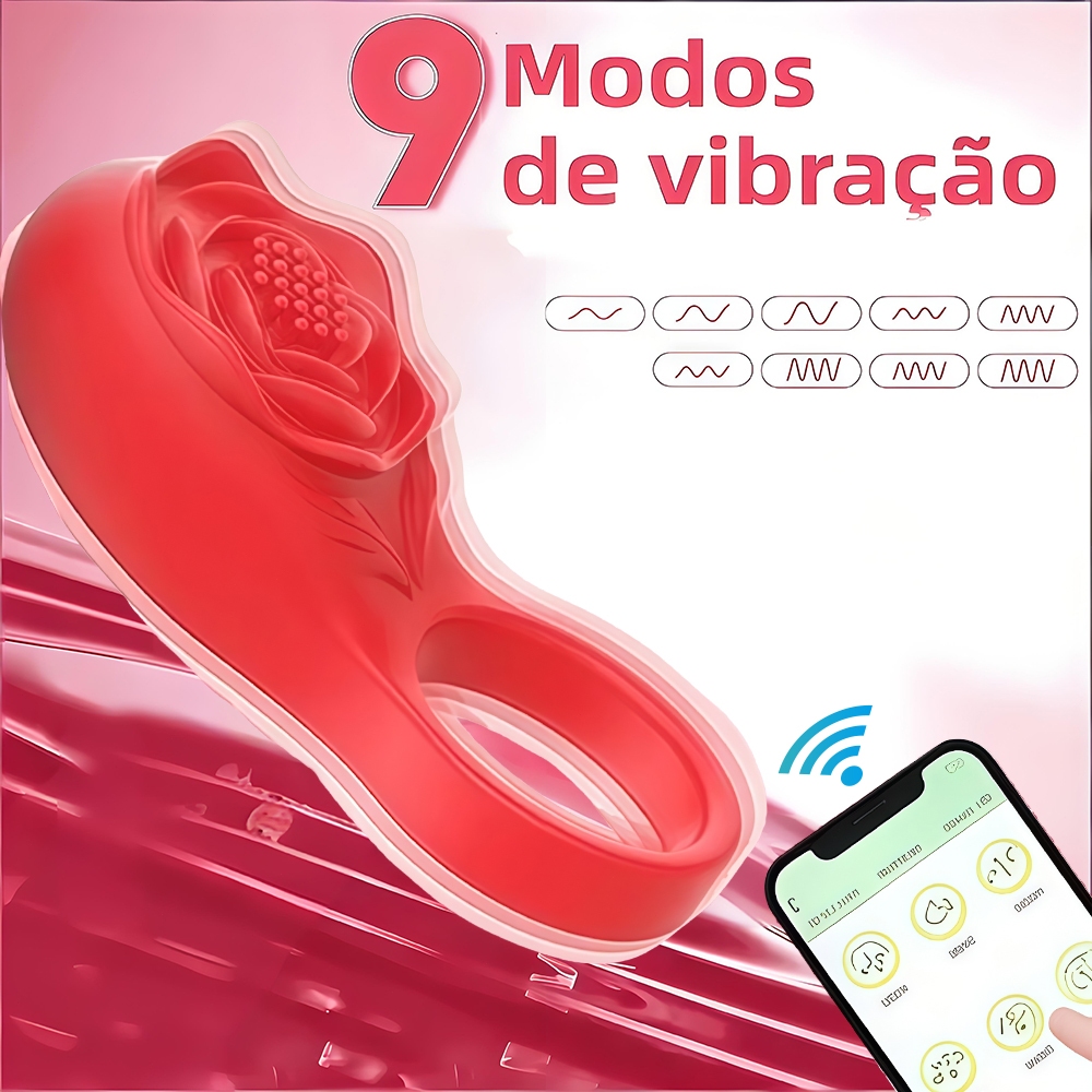Anel de Prazer AMORIEL 3,5 CM: Vibro, Texturas e Estímulo Clitoriano—– Entrega Discreta