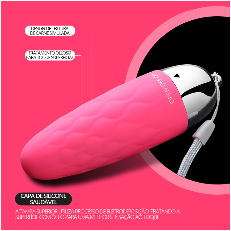 Mini Vibrador Portátil com Design Discreto 