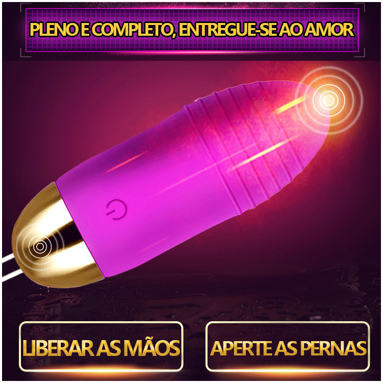 Mini Bullet Vibrador com Controle Remoto