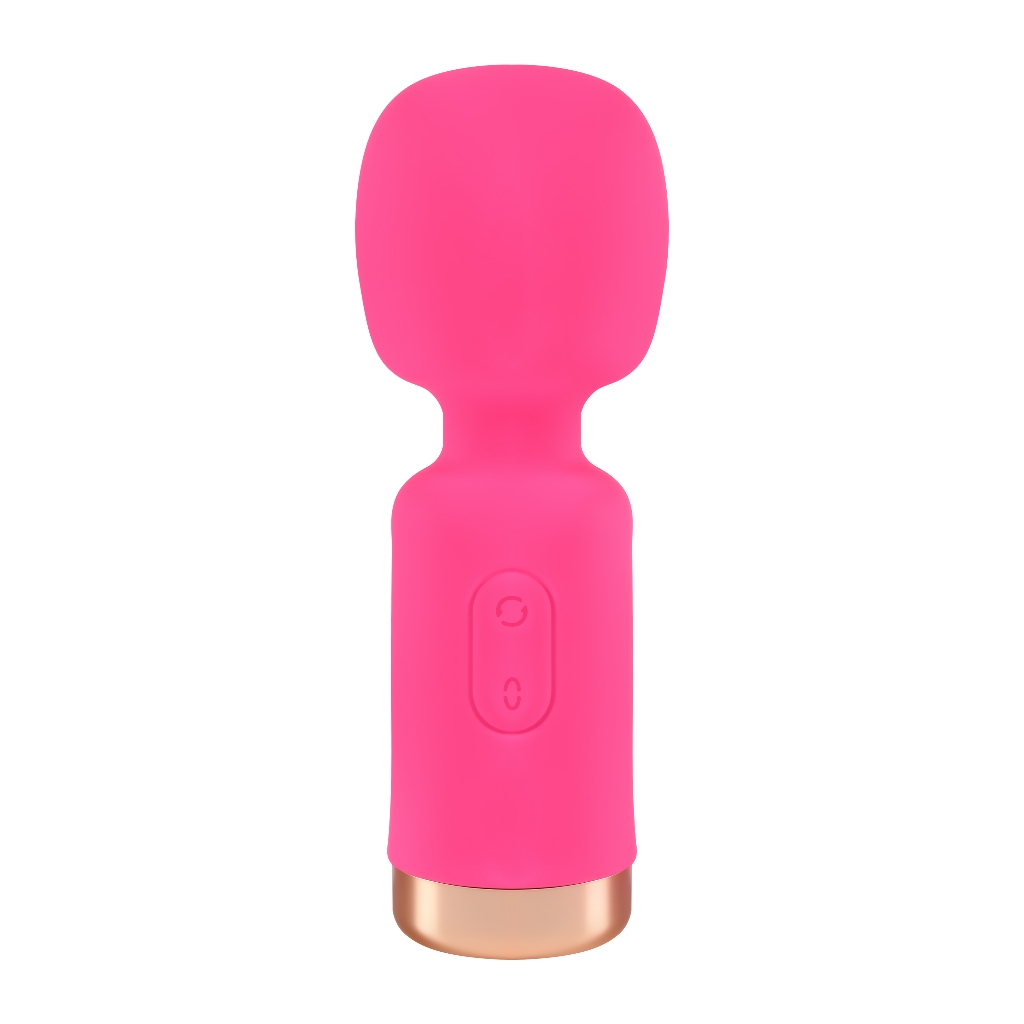 Vibrador Varinha Mágica mini Recarregável 10 modos de vibração Toque Macio