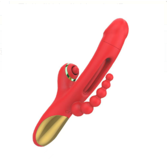 Vibrador Feminino com Sucção e Vibração – Tripla Estimulação, Potente e Discreto