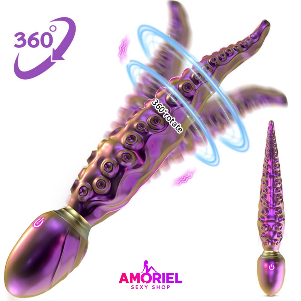 Vibrador Tentáculo 2 Em 1 Equilíbrio E Vibração · Silício Suave Poderoso Discreto Sexyshop