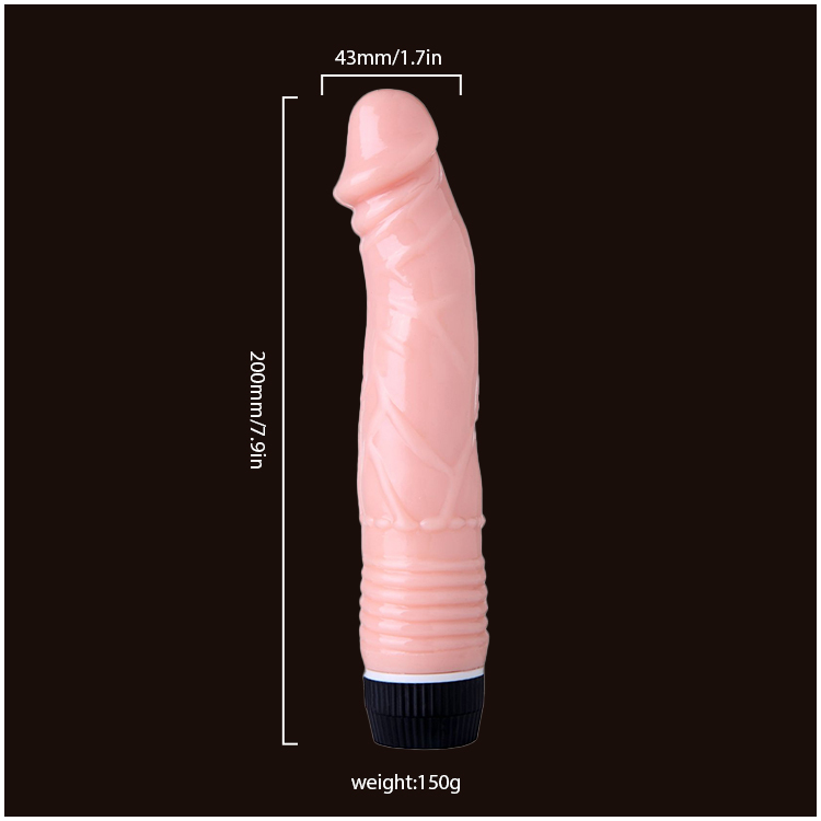 Vibrador Realístico 7,9 Polegadas – Velocidade Infinita, Design Ergonômico