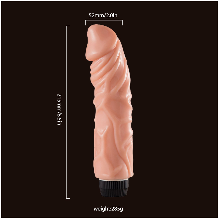 Vibrador Realístico 8,5 Polegadas