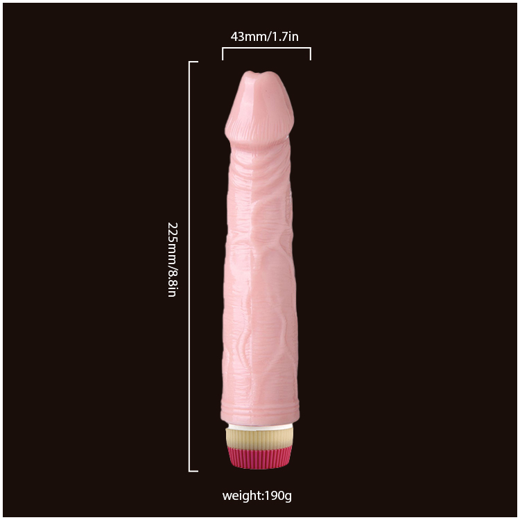 Vibrador Realístico Rotativo 360° 