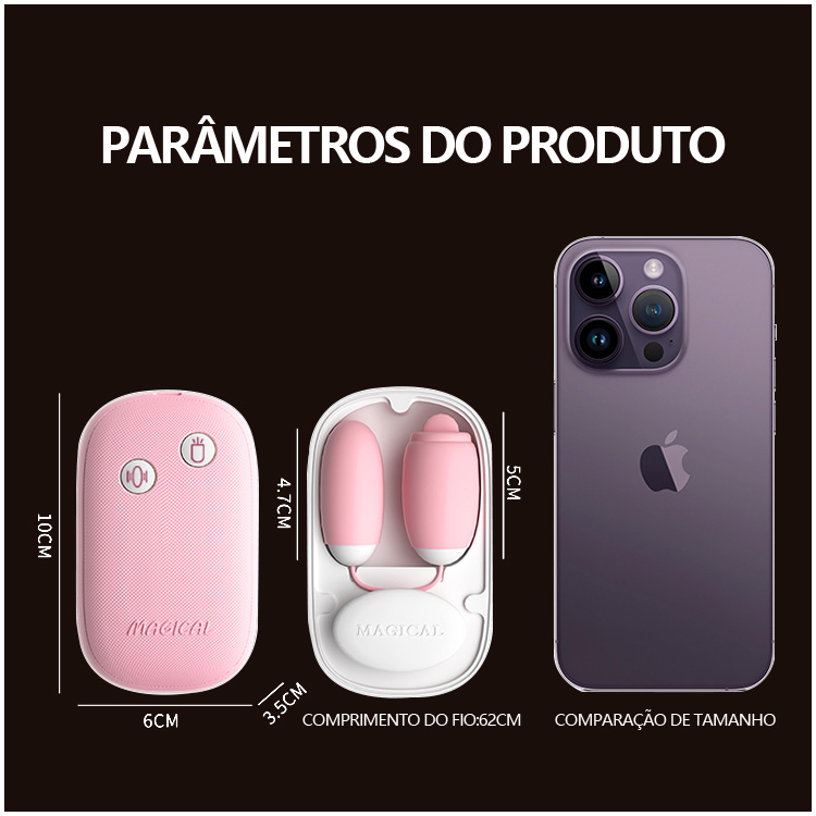 Vibrador Duplo com Estimulação por Vibração e Lamber – Estojo Magnético Recarregável