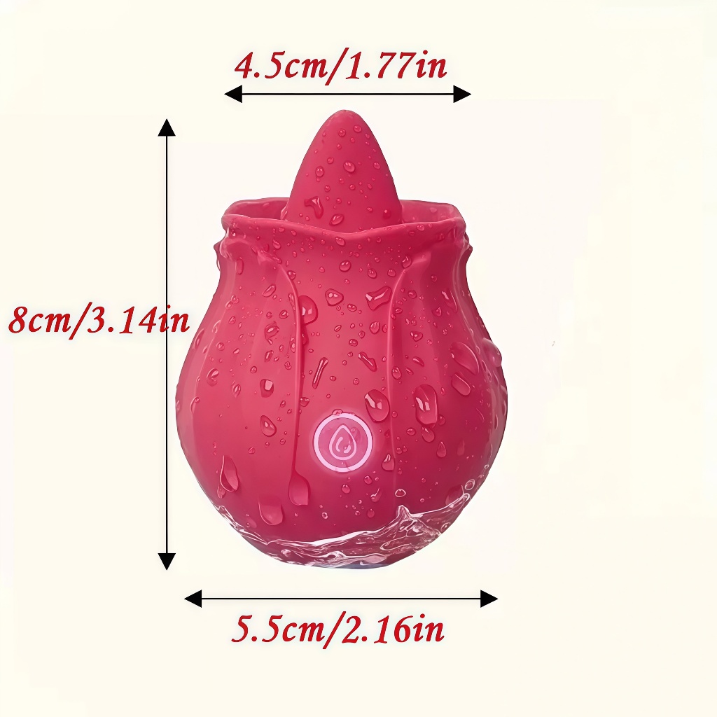 Sugador Língua de Clitóris Recarregável Vibrador Feminino Rosa Estimulador Clitorniano Sex Shop