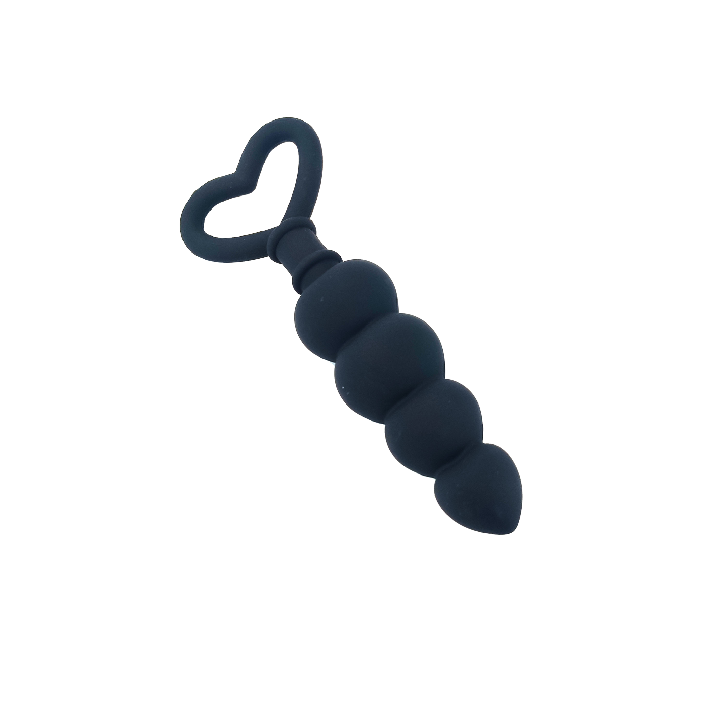 Plug Anal com Alça em Coração – 14,8cm