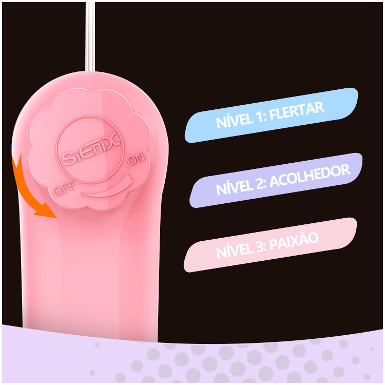 Vibrador Bala com Controle Remoto