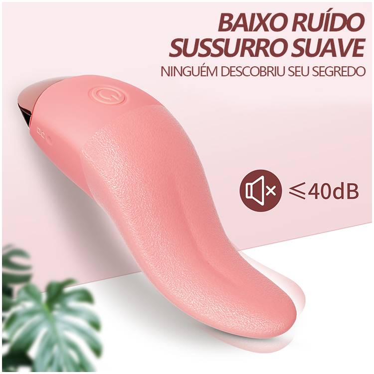 Vibrador de Língua com 10 Modos