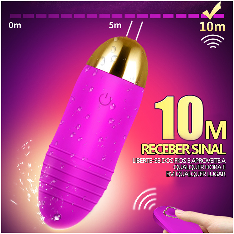 Mini Bullet Vibrador com Controle Remoto