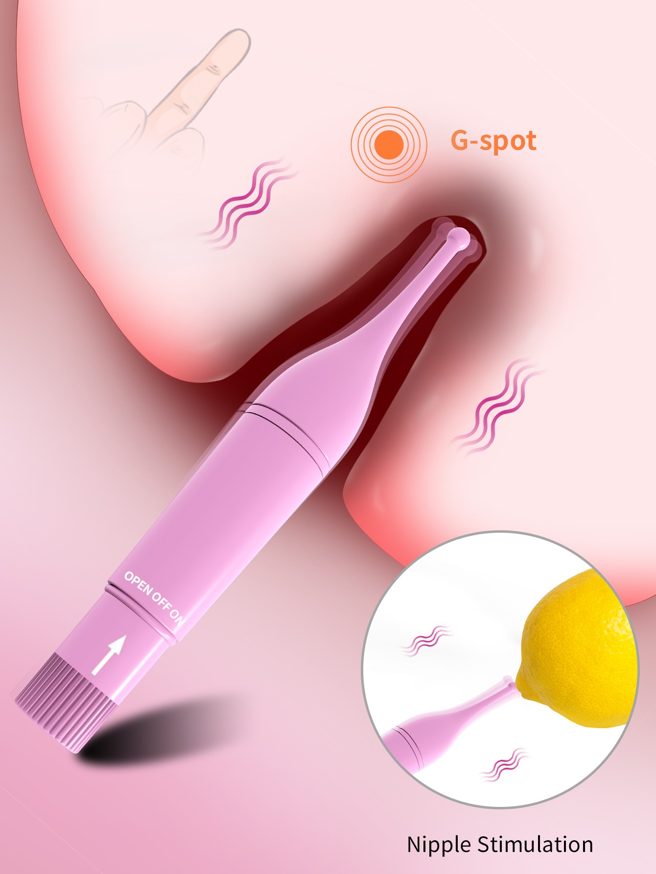 Vibrador de Alta Frequência Tipo Caneta