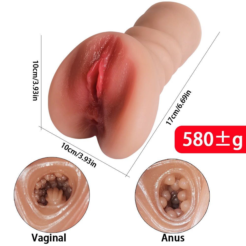 Masturbador Masculino com Duplo Canal