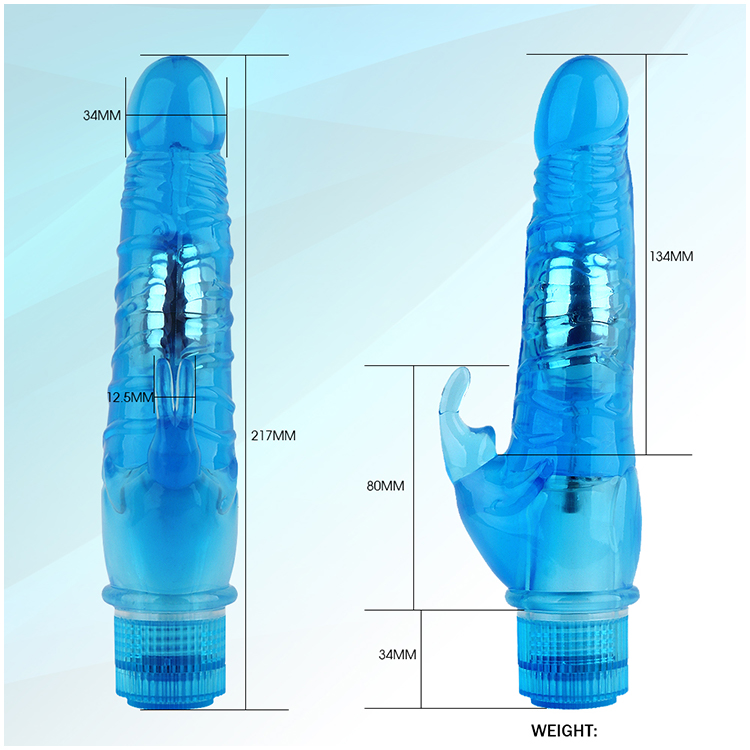 Vibrador Coelho Transparente