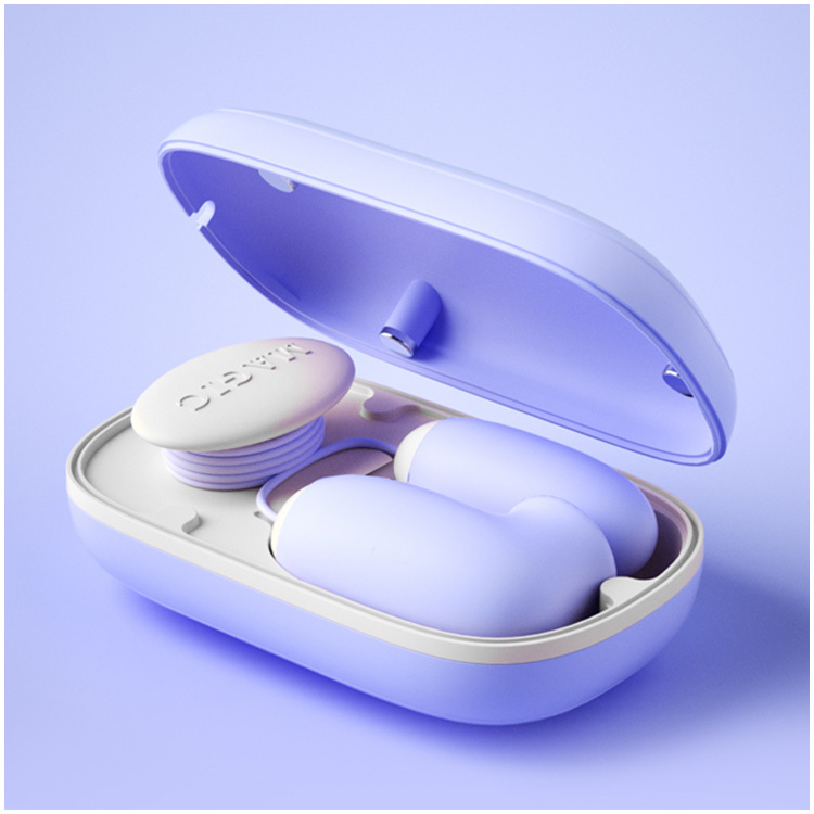 Vibrador Duplo com Sucção e Vibração – Estojo Magnético, 12 Modos