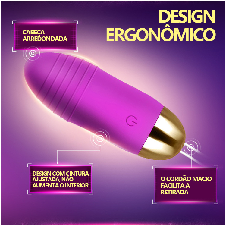 Mini Bullet Vibrador com Controle Remoto