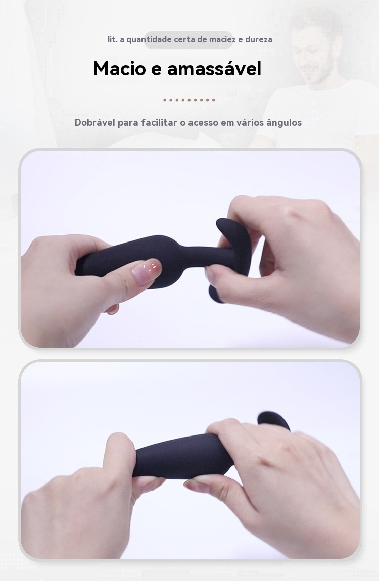 Plug Anal Médio de Silicone