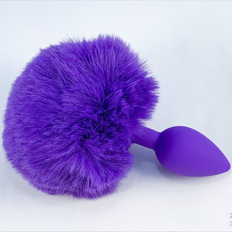 Plug Anal Silicone • Pompom Decorativo • P/M/G Sex Shop