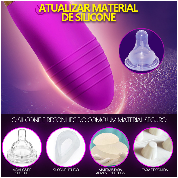 Mini Bullet Vibrador com Controle Remoto