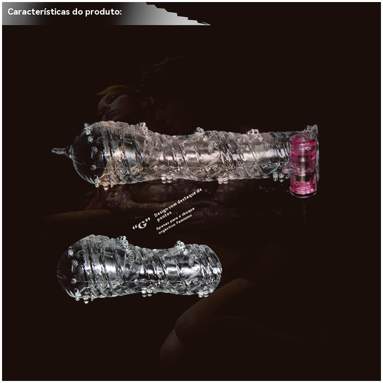 Capa Peniana Vibratória com Textura Espiral