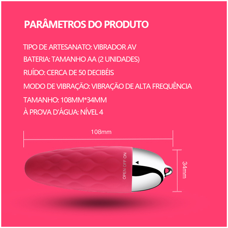 Mini Vibrador Portátil com Design Discreto 