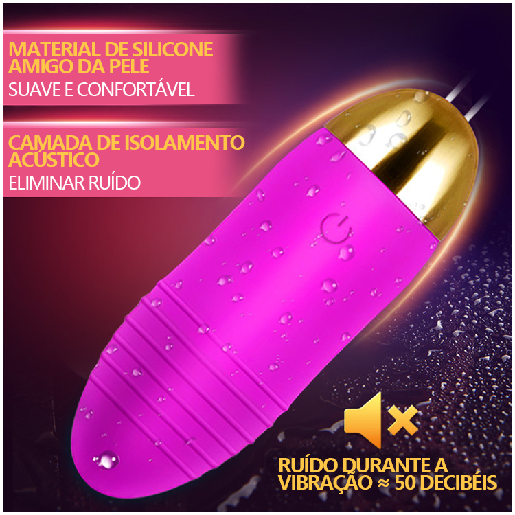 Mini Bullet Vibrador com Controle Remoto