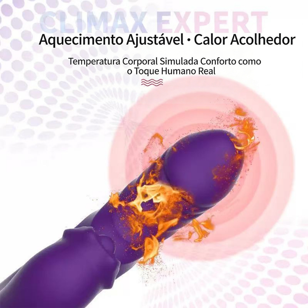 Vibrador Duplo Retrátil · Estímulo de Língua, Clitóris e Ponto G · Sensação Intensa