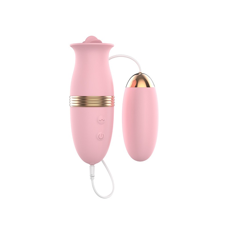 Ovo Vibratório Feminino 2 em 1 · 6 Modos Potentes · USB Recarregável · Prazer Discreto e Intenso