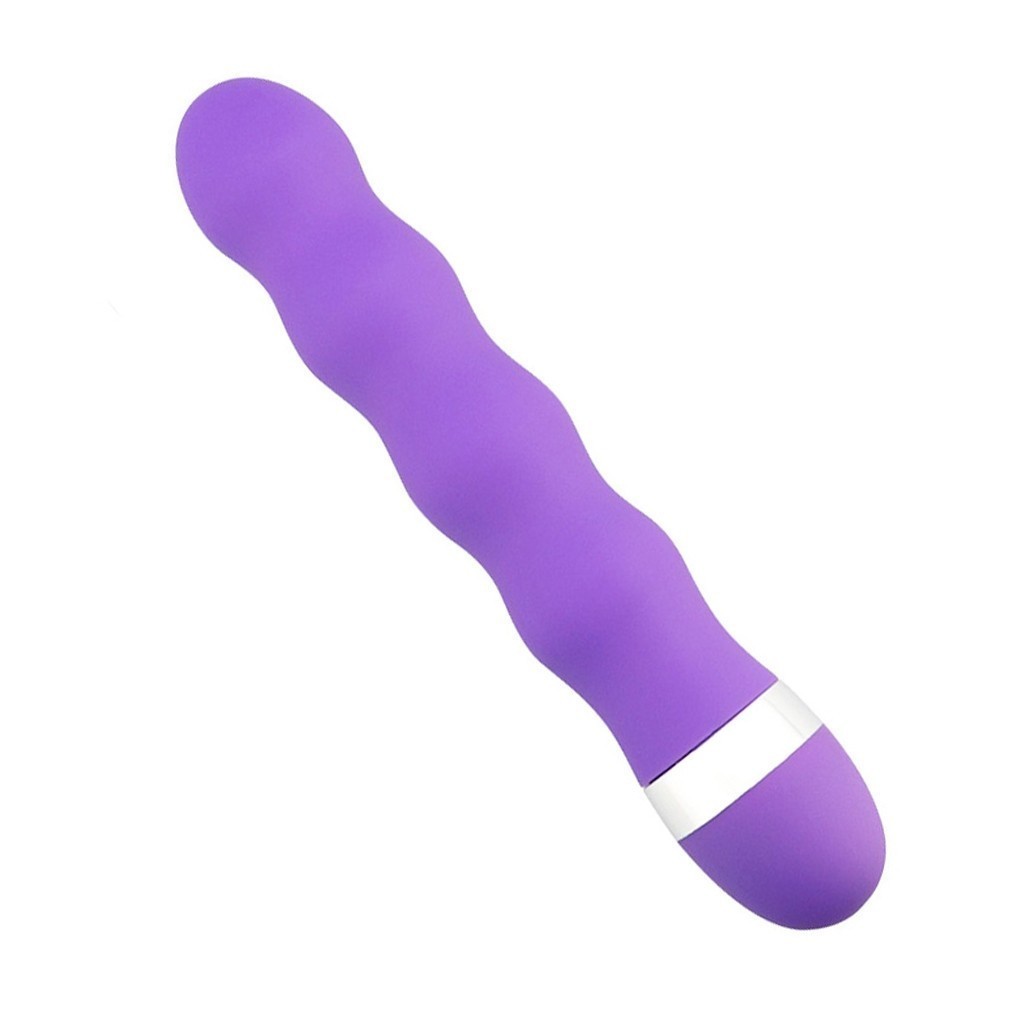 Vibrador Clitoriano Vaginal Penetração Ponto G Com Alça Metalizada Vazada Com Curvatura Bateria