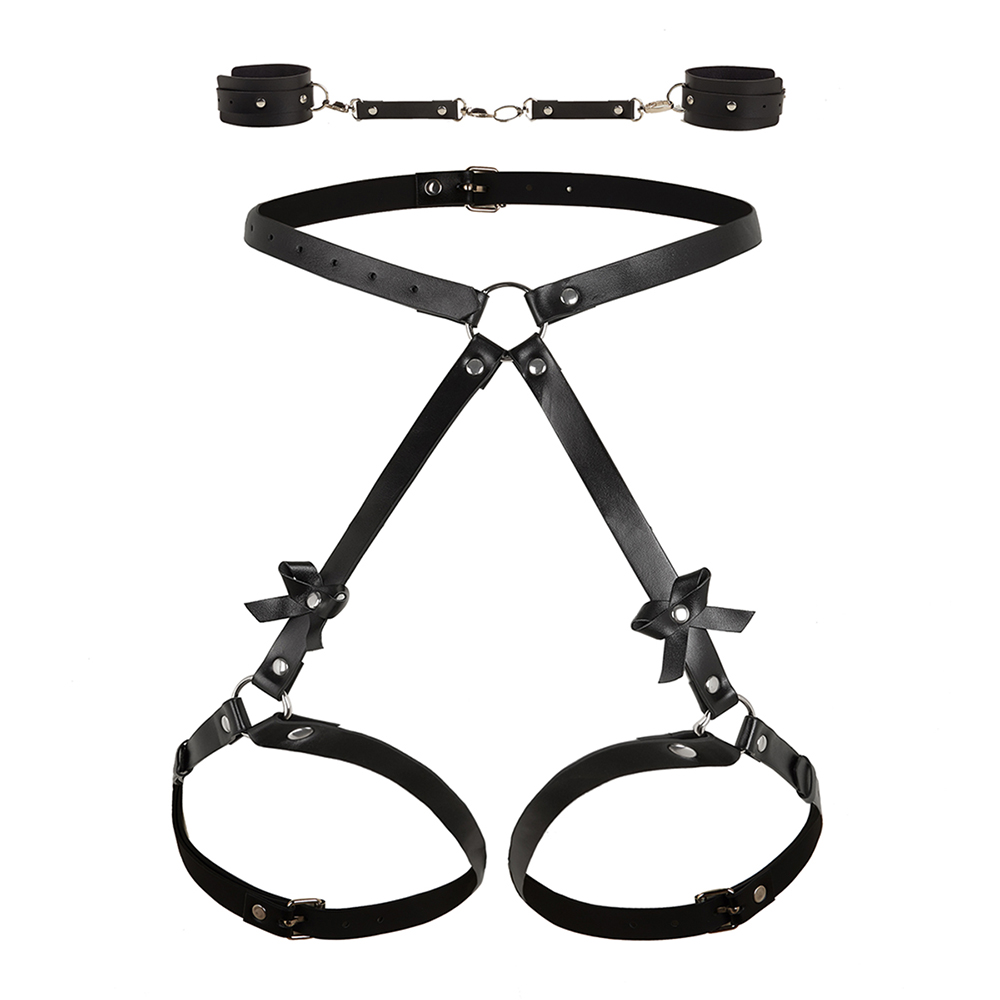 Harness com Algemas e Cintos de Coxa