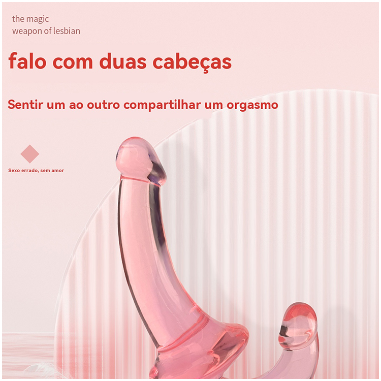 Dildo Duplo Flexível 