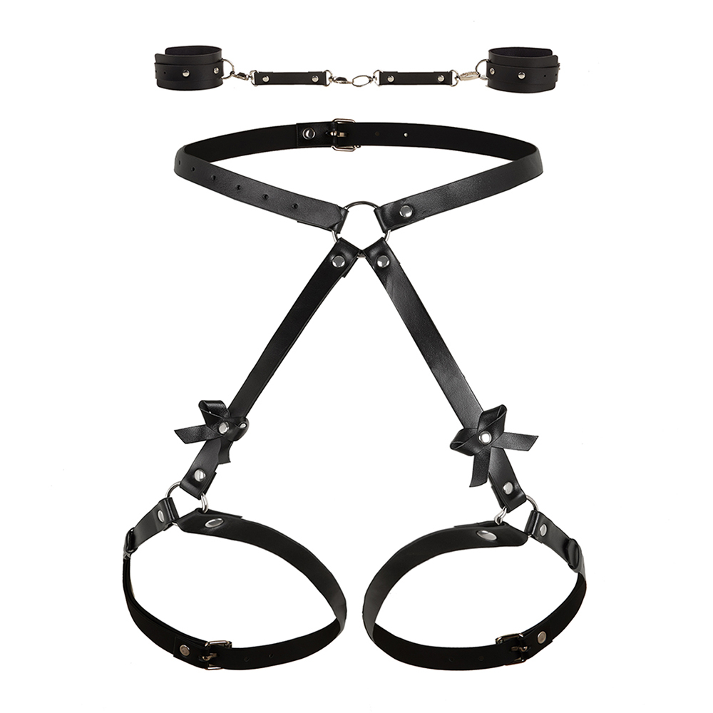 Harness com Algemas e Cintos de Coxa