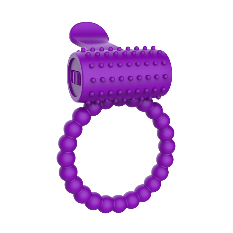 Anel Peniano Vibratório com Estimulador Triplo