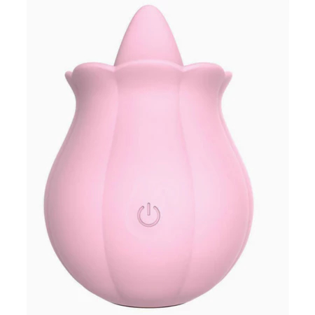 Vibrador de Língua com Sucção 7 Modos Silicone Macio Recarregável
