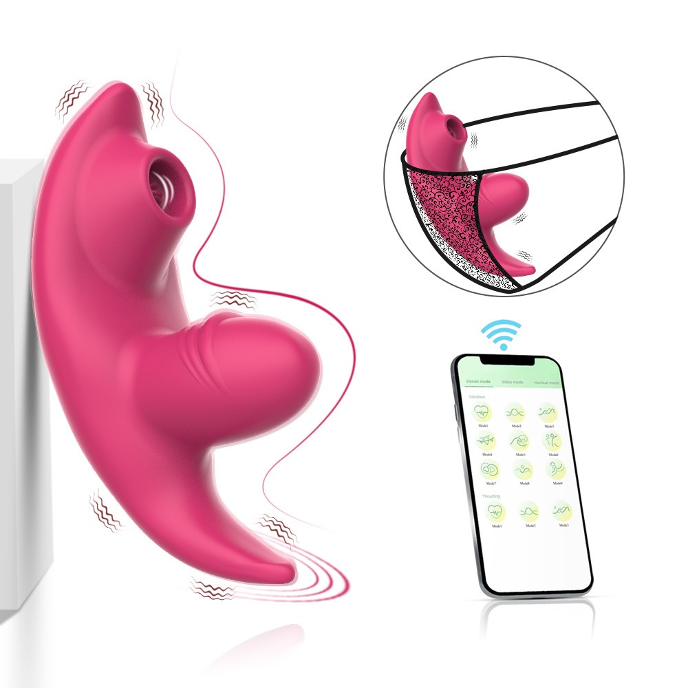 Vibrador de Casal APP Bluetooth Recarregável à Prova D’água Silicone Macio Vibração Forte Silencioso