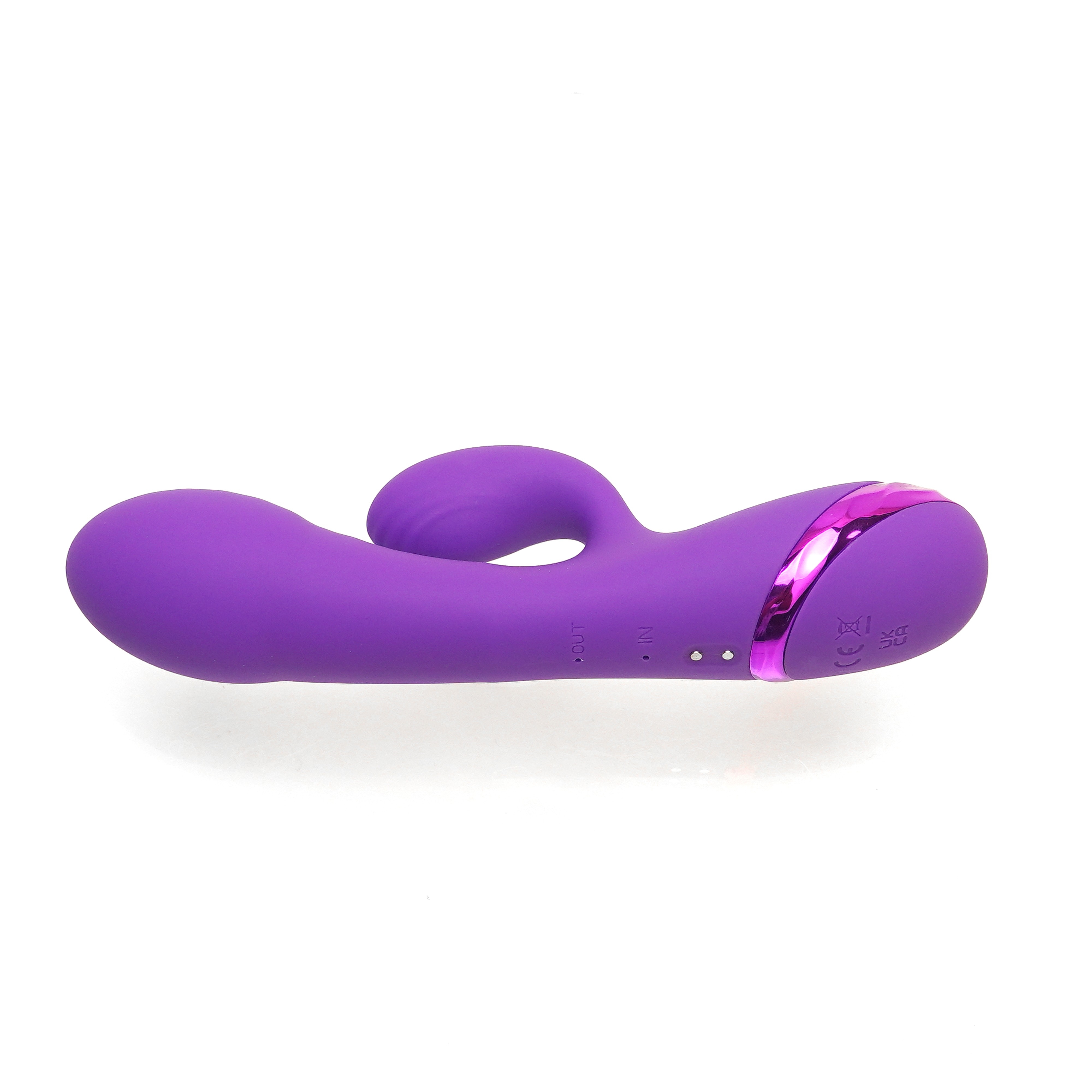 Vibrador com Expansão Inflável e Dupla Estimulação