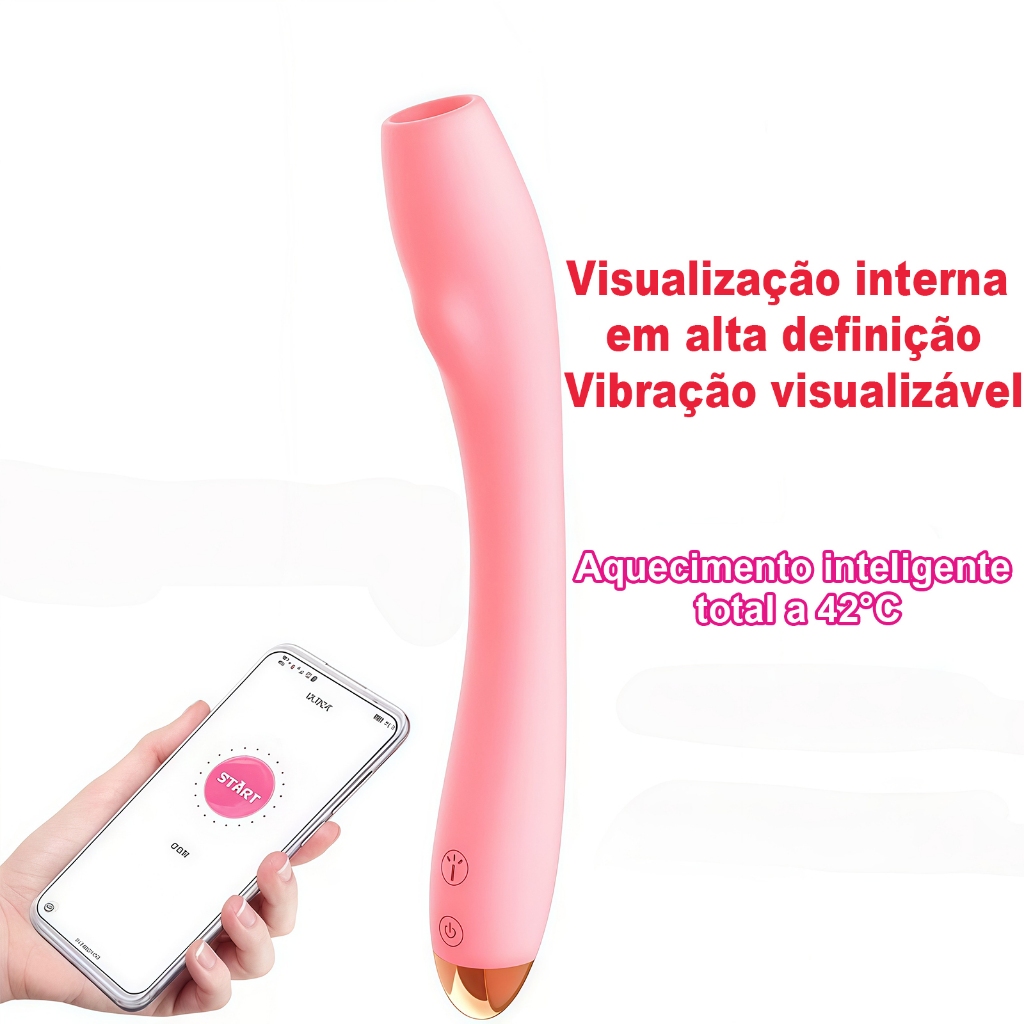 🔥 Vibrador Aquecido com Câmera Interna & Controle via APP – 8 Modos de Vibração · Sex Shop