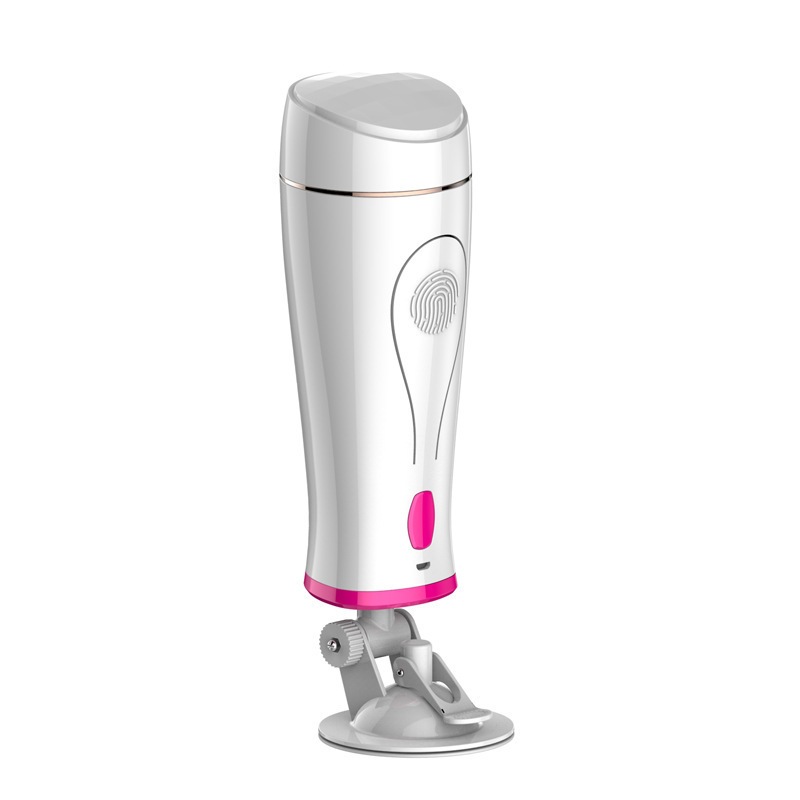 "Masturbador Masculino Automático com Vibrador - interativo com Estímulo de Vagina Falsa