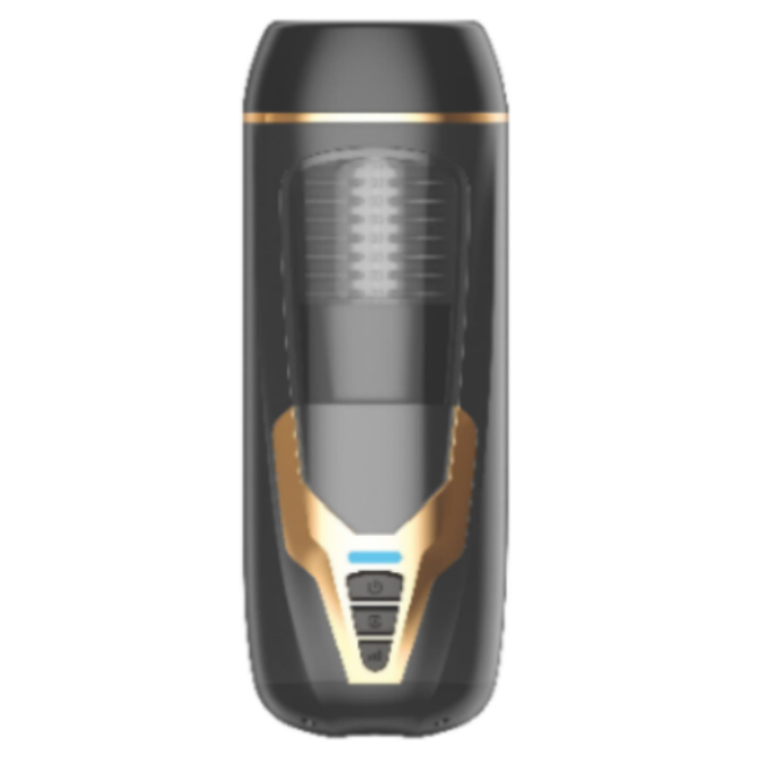 Masturbador Masculino com Rotação e Telescópico – Recarregável USB, Tipo Lanterna | Envio Discreto