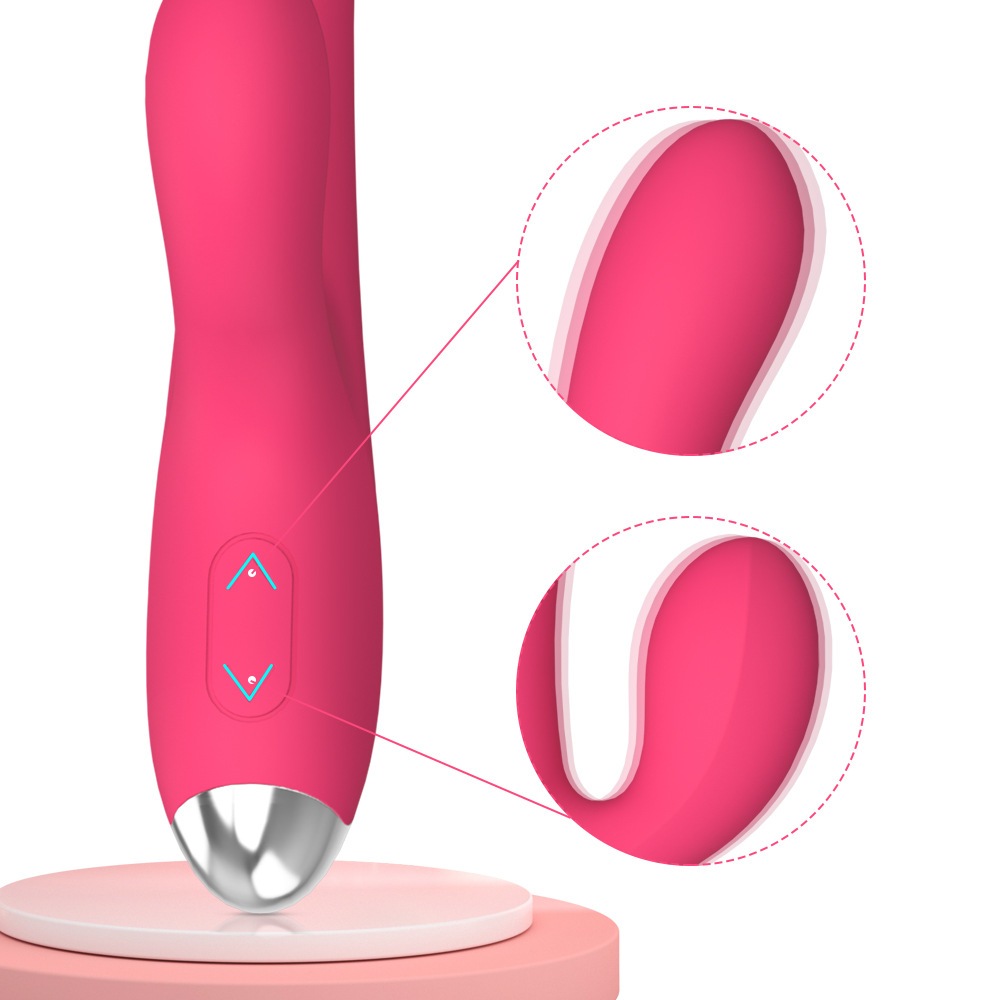 Vibrador Feminino Estimulador de Ponto G Vibrador de cabeça dupla à prova d'água IPX6